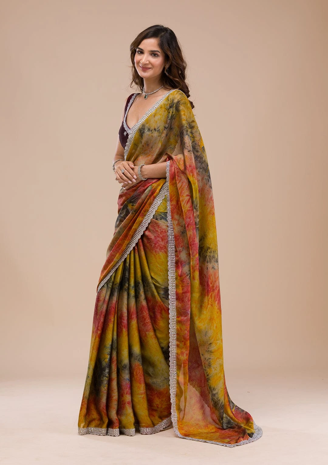 Vardan Ethnic Bt-3118 Georgette Wholesale Fancy Sarees Catalog — Wholesale Sarees, MPA wholesale from Surat — Photo 6